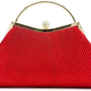 Evening Clutch Purse for Women Sparkly Party Wedding Prom Handbag with Chain